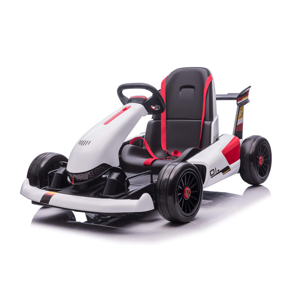 24V Electric Go Kart with Drift Function and Safety Belts